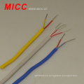 MICC cable de termopar de línea de bobinado de blindaje de tipo K de calidad superior